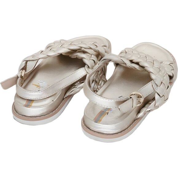 Sam Edelman Girls Braided Vita Sandals Casual Dressy Summer Shoes Sz 1 - Picture 3 of 6